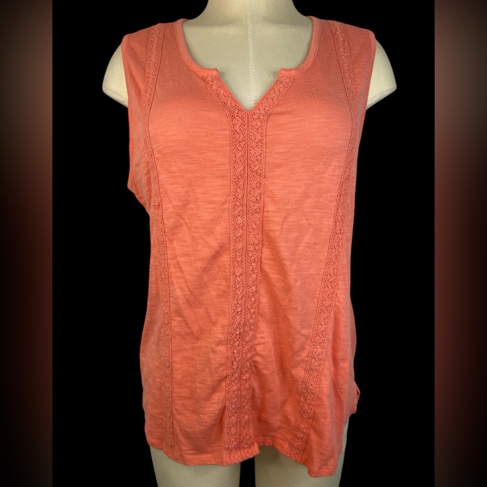 Wrangler Sleeveless Coral Tank Top Women’s XL